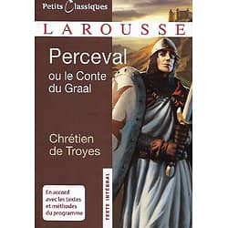 "Perceval ou le Conte du Graal" Chrétien de Troyes/ Bon état/ Larousse/ Livre poche