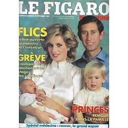 LE FIGARO MAGAZINE n°12483 20/10/1984  Famille royale d'Angleterre/ Cancer, le grand espoir/ Les acrobates du béton/ Hommage à Watteau/ Lodges kenyans