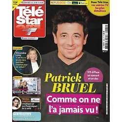 TELE STAR n°2424 18/03/2023  Patrick Bruel/ Emily in Paris/ Alexandra Lamy/ Lola Dewaere/ Nicolas Anselmo/ Johnny Hallyday/ Stéphane Freiss