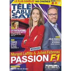 Télé Cable Sat n°1715 18/03/2023  Passion F1 avec Margot Laffite & Julien Fébreau/ Jean Dujardin/ Julia Simon/ Tomer Sisley