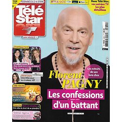 TELE STAR n°2429 22/04/20223 Florent Pagny: confessions/ "Star Academy"/ Claudia Cardinale/ "Love Island"/ Stars et retraites/ Menu Weight Watchers