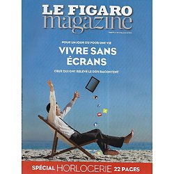 LE FIGARO MAGAZINE n°22319 13/05/2016  Vivre sans écrans/ La galerie des carrosses de Versailles/ Ethiopie, à la recherche de la vie/ Voyage: la Saxe