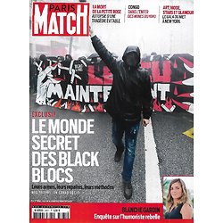 PARIS MATCH n°3861 04/05/2023  Le monde secret des Black Blocs/ Congo, dans l'enfer des mines/ Blanche Gardin/ Le gala du MET/ Claude Grison/ Fernandel