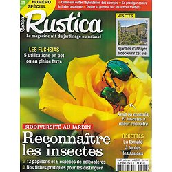 RUSTICA n°2744 29/07/2022  Reconnaître les insectes/ Bouturez vos plantes/  Les fuschias/ 8 jardins d'abbayes/ Recettes: la tomate
