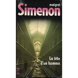 "La tête d'un homme" Georges Simenon/ 1976/ Etat correct/ Livre poche