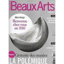 BEAUX ARTS MAGAZINE n°282 déc.2007  Déco-design: en 2010/ Gratuité des musées/ Retable d'Issenheim/ Art contemporain arabe