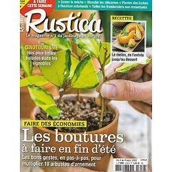 RUSTICA n°2749 02/09/2023  Les boutures à faire en fin d'été/ Recettes: Le melon/ Oenotourisme/ Le jardin Sothys en Corrèze