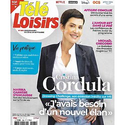 TELE LOISIRS n°1960 23/09/2023  Cristina Cordula "Dressing Challenge"/ Marina Carrère d'Encausse/ Franck Dubosc/ Charles III/ Audrey Fleurot & Neuvic