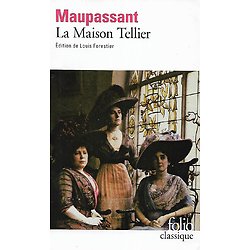 "La Maison Tellier" Maupassant/ Folio/ Bon état/ 2018/ Livre poche