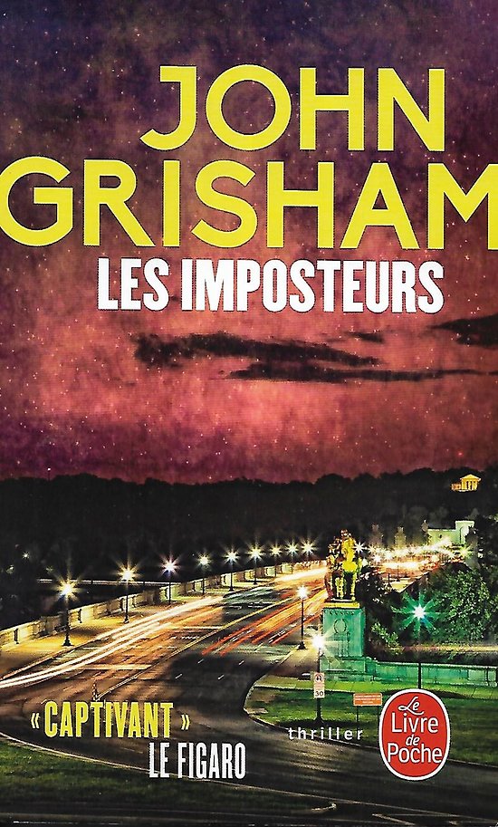 "Les imposteurs" John Grisham/ Très bon état/ 2020/ Livre poche