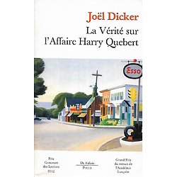 "La Vérité sur l'Affaire Harry Québert" Joël Dicker/ Bon état/ 2014/ Livre poche 
