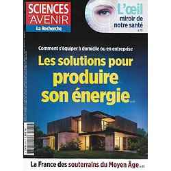 SCIENCES ET AVENIR n°915 mai 2023  Les solutions pour produire son énergie/ L'oeil, miroir de notre santé/ La France des souterrains du Moyen Âge