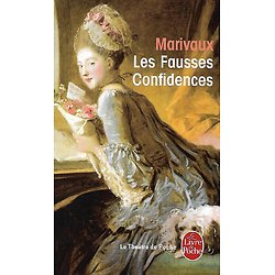 "Les Fausses Confidences" Marivaux/ Le Théâtre de poche/ Bon état/ 2015/ Livre poche