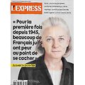 L'EXPRESS n°3776 16/11/2023  Elisabeth Badinter: "Beaucoup de juifs ont peur"/ Territoires: Où vit-on le mieux en France?