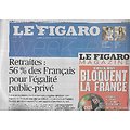 LE FIGARO n°21418 14/06/2013  Retraites: les Français pour l'égalité public-privé/ Medef: Pierre Gattaz/ Chanel & Venise/ Chantilly: Musée du cheval