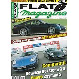 FLAT 6 MAGAZINE n°190 décembre 2006  Porsche 997 Turbo Tiptronic/ Boxster S 3.4 vs Cayman S