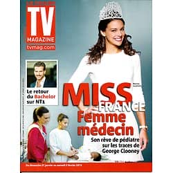 TV MAGAZINE n°21299 27/01/2013  Miss France: Marine Lorphelin/ "Bachelor"