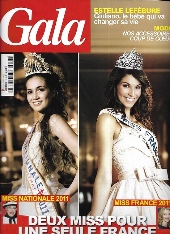 GALA n°913 08/12/2010  Miss France: Thilleman & Morel/ Estelle Lefébure/ Mylène Farmer