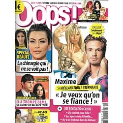 OOPS! n°67 24/09/2010  Maxime de Secret Story/ Spécial chirurgie/ Ashton Kutcher & Demi Moore