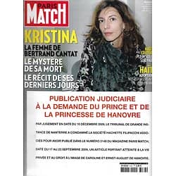 PARIS MATCH n°3167 28/01/2010  Kristina Rady& Bertrand Cantat/ Haïti adoptions/ Haute couture/ Courchevel