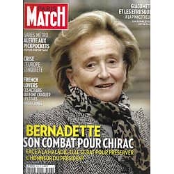 PARIS MATCH n°3253 28/09/2011  Bernadette Chirac/ Syrie/ Crise Europe/ Bardot/ Chanel