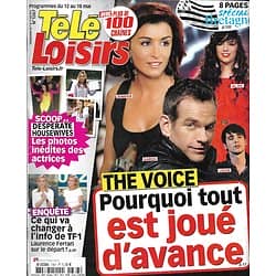 TELE LOISIRS n°1367 12/05/2012  The Voice Garou & Jenifer/ "Desperate Housewives"/ Laurence Ferrari/ "Dr House"