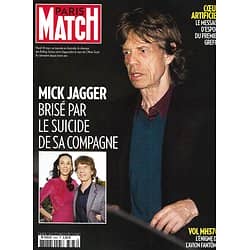 PARIS MATCH n°3383 20/03/2014  L'Wren Scott & Mick Jagger/ Vol MH370/ George Clooney/ Nicolas Vanier/ Coeur artificiel