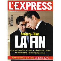 L'EXPRESS n°3088 08/09/2010  Sarkozy-Fillon: la fin/ Greffe du visage/ La soul