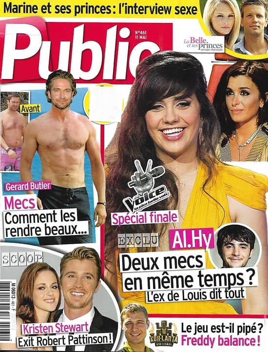PUBLIC n°461 11/05/2012 "The Voice" finale: Al.Hy/ Kristen Stewart/ Freddy "Koh-Lanta"/ Folie du body: les mecs aussi!