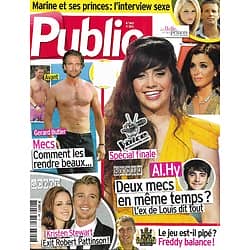 PUBLIC n°461 11/05/2012 "The Voice" finale: Al.Hy/ Kristen Stewart/ Freddy "Koh-Lanta"/ Folie du body: les mecs aussi!