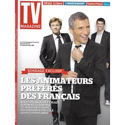 TV MAGAZINE n°21887 21/12/2014  Animateurs préférés des Français/ Nagui, Plaza, Delahousse