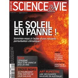 SCIENCE&VIE n°1119 décembre 2010  Soleil en panne/ Sida/ Trous noirs/ Art rupestre/ Cerveau des bébés/ Crise des huîtres
