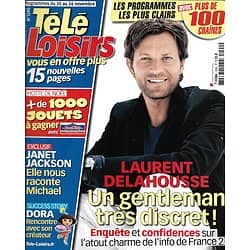 TELE LOISIRS n°1290 20/11/2010  Laurent Delahousse/ Janet Jackson/ Harry Potter/ Kennedy