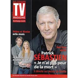 TV MAGAZINE n°20681 29/01/2011  Patrick Sébastien/ Hélène Rollès & Patrick Puydebat/ Top Chef