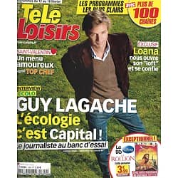 TELE LOISIRS n°1302 12/02/2011  Guy Lagache/ Grey's Anatomy/ Loana/ Saint-Valentin/ Mark Wahlberg