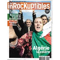 LES INROCKUPTIBLES n°794 16/02/2011  Algérie/ Michel Gondry/ Olivier Besancenot/ Frères Bouroullec