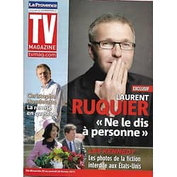 TV MAGAZINE n°20699 19/01/2011  Laurent Ruquier/ Les Kennedy/ Grey's Anatomy/ C.Hondelatte
