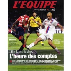 L'EQUIPE MAGAZINE n°1493 26/02/2011 Lille-Lyon, le choc/ Aulas/ Rudy Garcia/ Teddy Tamgho/ Paul Gasol/ Stephanie Gilmore