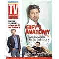 TV MAGAZINE n°20967 31/12/2011  Patrick Dempsey/ Grey's Anatomy/ Pujadas/ Delpérier