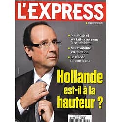 L'EXPRESS n°3128 15/06/2011 Hollande est-il à la hauteur?/ Polars/ Opposition syrienne