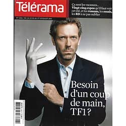 TELERAMA n°3206 25/07/2011  TF1, un coup de main?/ Eno/ Bouajila/ Vivaldi & Venise/ Japrisot/ Loi