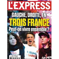 L'EXPRESS n°3174 07/05/2012   Présidentielle: trois France: peut-on vivre ensemble?/ Etat actionnaire/ Plans sociaux