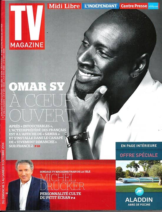 TV MAGAZINE n°21821 05/10/2014  Omar Sy/ Cyril Lignac/ 66 ans de télé/ "Homeland"