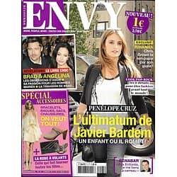 ENVY n°5 11/03/2010  Penélope Cruz/ Angelina Jolie & Brad Pitt/ Bénabar/ Géraldine Pailhas/ Spécial accessoires