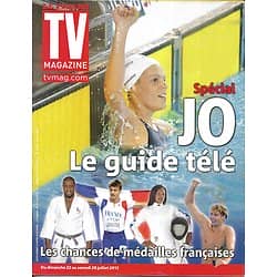 TV MAGAZINE n°21140 22/07/2012  Spécial JO de Londres/ Laure Manaudou/ Lemaitre