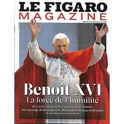 LE FIGARO MAGAZINE n°21317 15/02/2013  Pape Benoît XVI/ Patricia Kaas/ Chagall/ Monts suisses