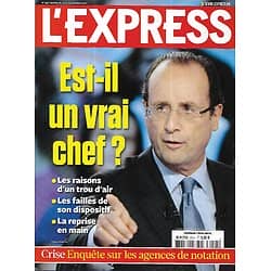 L'EXPRESS n°3151 23/11/2011 Hollande: un vrai chef?/ Agences de notation/ Syrie