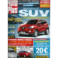 AUTO PLUS n°1261 05/11/2012   Renault Captur/ Occasions/ Révisions moins chères/ Fiat 500