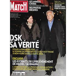 PARIS MATCH n°3263 01/12/2011  DSK sa vérité/ Années Chirac/ Natalie Wood/ Dior/ Jean Rochefort/ Hallyday/ Florence Foresti