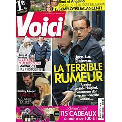 VOICI n°1256 3/12/2011  Jean-Luc Delarue/ Brad Pitt & Angelina Jolie/ Bradley Cooper & Mélanie Laurent/ Benjamin Castaldi